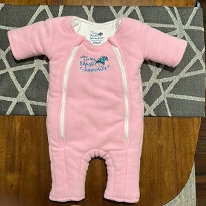 Pink micro fleece Magic Merlin Sleep suit